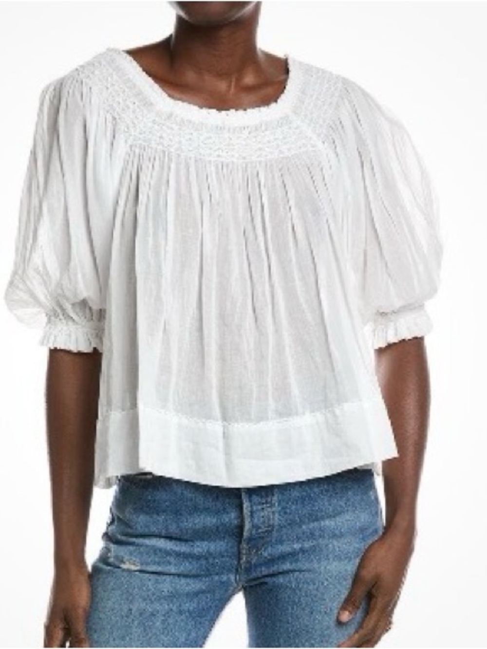 FARM Rio Yard Short Sleeve Blouse